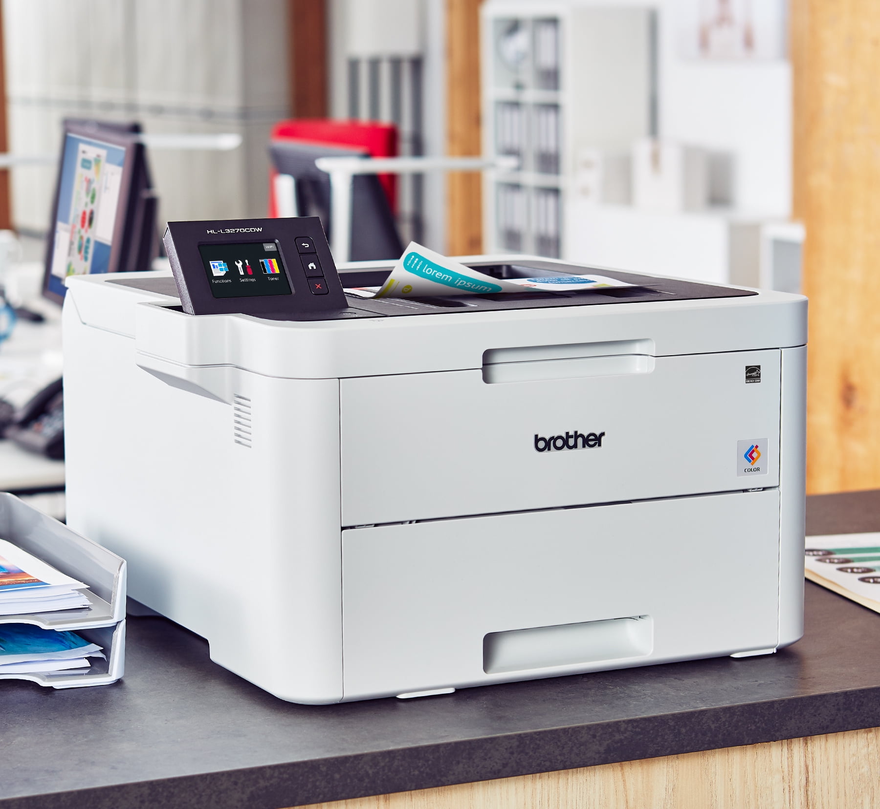 Brother HL-L3270CDW Compact Digital Color Printer with NFC, Wireless and Duplex Printing Brother HL-L3270CDW Compact Digital Color Printer with NFC, Wireless and Duplex Printing