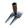 thumbnail image 2 of koolsoo Garden Hoe Weeding Rake Heavy Duty Weeds Removal Tool for Garden Tilling Yard 2 Tines, 2 of 9