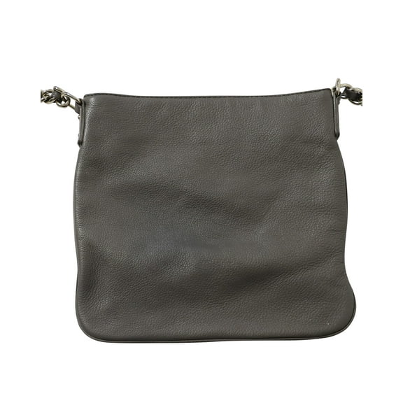 Pre-Owned Kate Spade Jackson Zip Crossbody Bag in Grey Leather