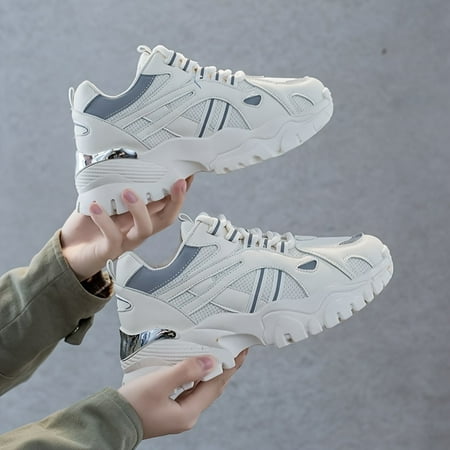 

Women s Platform Sport Shoes Low Top Lace Up Lightweight Colorblock Casual Shoes Women s Fashion Footwear