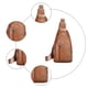 thumbnail image 5 of Bolso bandolera para hombre y mujer, mochila de hombro, bolso de pecho, bandolera, mochila con orificio para auriculares, para senderismo, camping, viajes al aire libre, 5 of 5