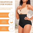thumbnail image 4 of Tummy Control Shapewear Panties For Women Seamless High Waist Shaping Body Shaper Girdle Underwear, 4 of 6