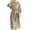 Khaki, variant on Bigersell Short Sleeve Dress Summer Female Crew Neck 3/4 Sleeve Midi Casual Dress Style D-183 Summer Midi Dresses Ladies Nightt Plus Size Summer Dresses , Khaki 4XL