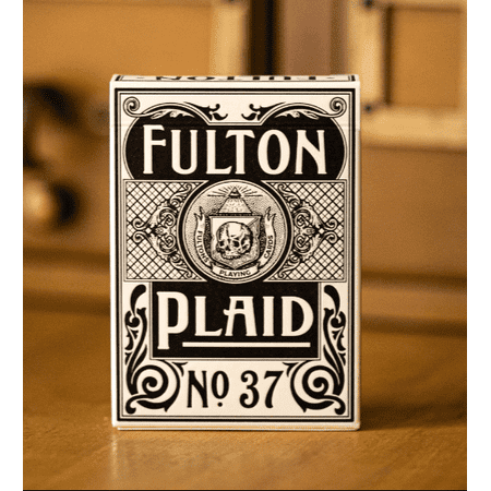 Fulton Plaid Playing Cards (White Whiskey)