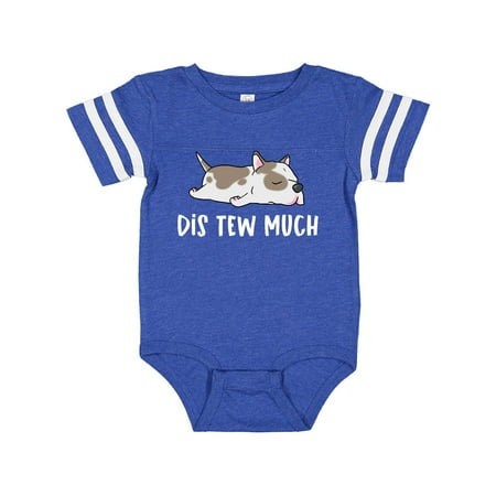 

Inktastic Napping Dis Tew Much Pit Bull Spots Gift Baby Boy or Baby Girl Bodysuit