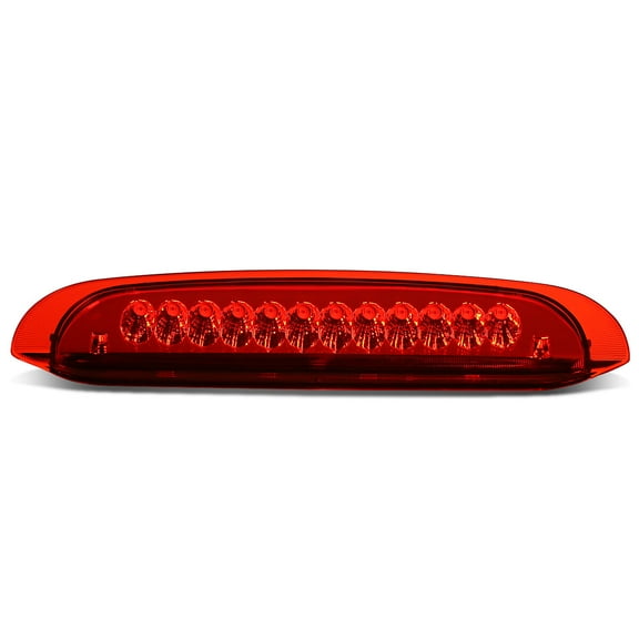 DNA Motoring 3BL-FE98-LED-RD For 1998 to 2001 Ford Explorer LED 3rd Third Tail Brake Light Rear Stop Lamp Red Housing 99 00