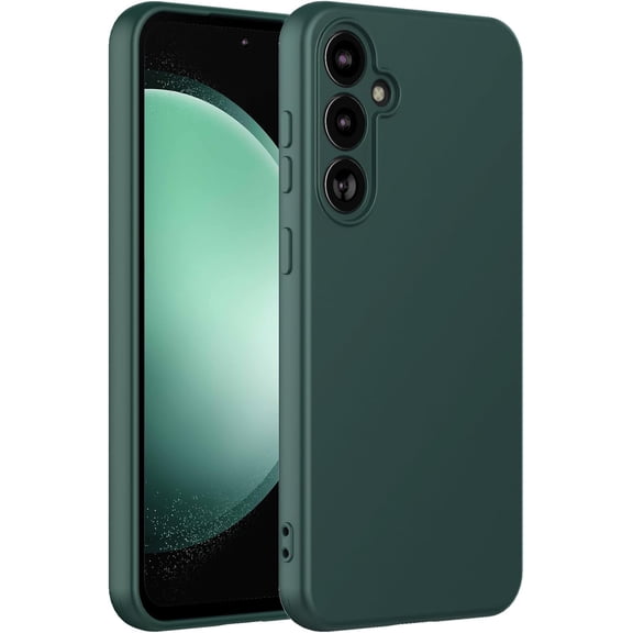 Case for Samsung Galaxy S23 FE (6.4-inch) Thin Phone Case with Camera Protection Soft Interior Slim Flexible TPU Back Cover for Galaxy S23 FE - Green
