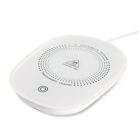 Jmtresw 55-Degree Thermostatic USB Cup Heated Coaster Gravity Sensor Mug Warmer Pad