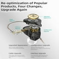 thumbnail image 2 of KZ EDX Pro in Ear Monitors with Microphone KZ IEM Earphones Dual DD HiFi Stereo Sound Wired Earphones Noise Cancelling Earbuds for Musicians Singer Audiophiles (Black, with Mic), 2 of 7