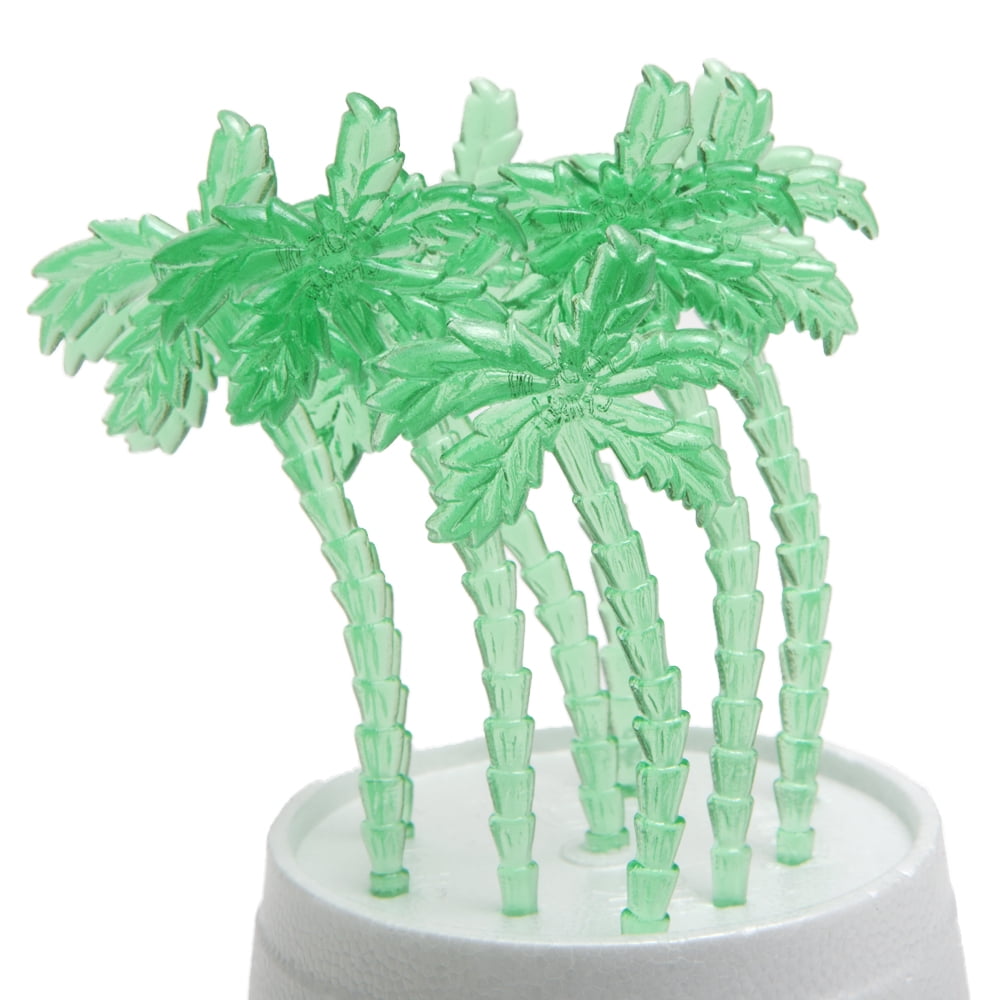 Plastic Palm Tree Picks (6Dz) Party Supplies 72 Pieces