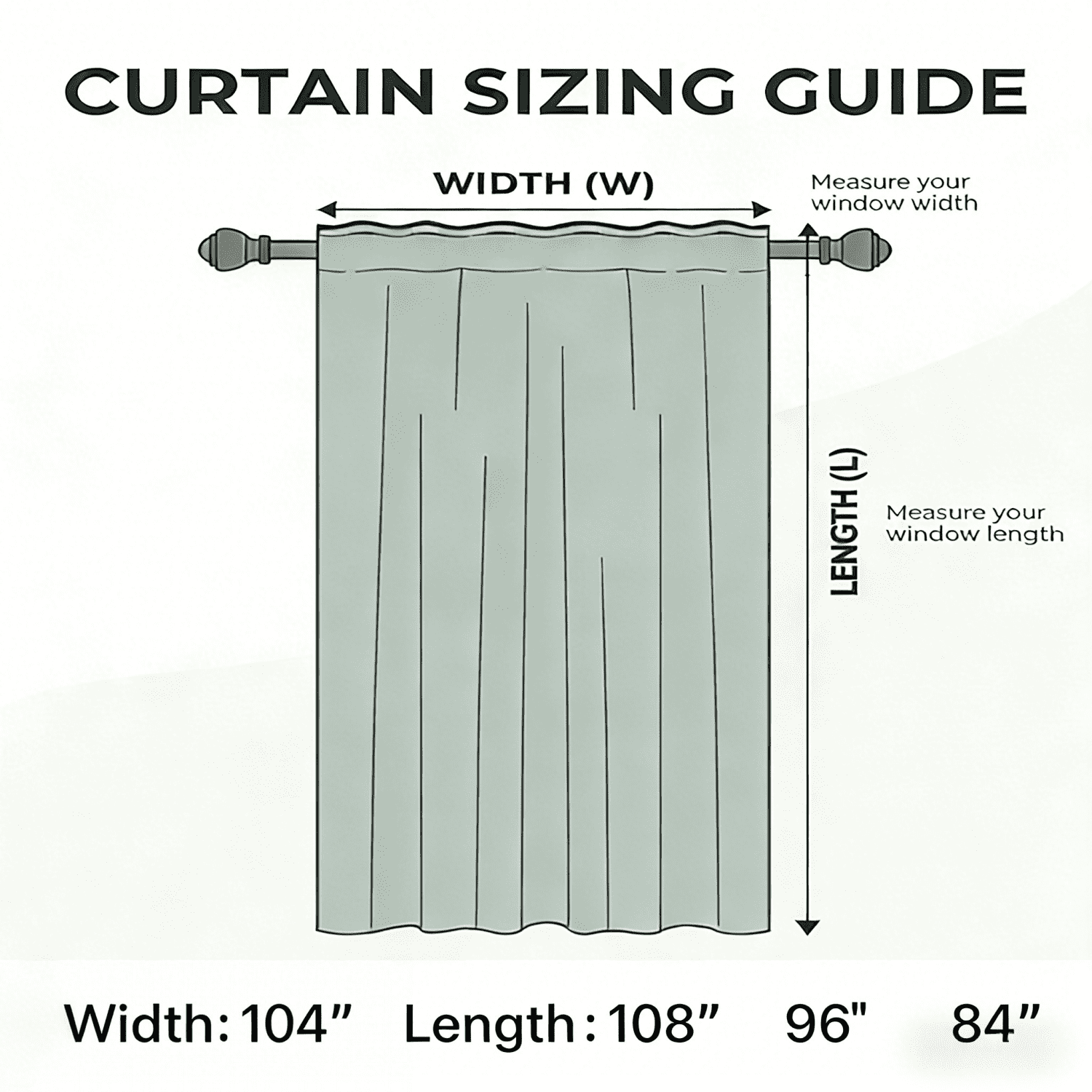 SNITIE Outdoor Curtains 2 Panels, Rod Pocket Water Resistant Outdoor Patio Curtains for Porch, Pergola, Cabana, 14 Colors Available, Multiple Sizes (52"x84"/52"x96"/52"x108")