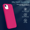 thumbnail image 7 of Entronix Silicone Case Compatible with iPhone 16E, Protective Cover, Hot Pink, 7 of 7