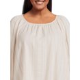 thumbnail image 4 of Terra & Sky Women’s Plus Size Scoop Neck Top with Long Sleeves, 4 of 5