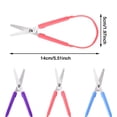 thumbnail image 3 of Loop Scissors for Children and Teens and 5 5Inches (6 Pack) Colorful Looped Design Right and Lefty Support Small Easy Open Handles for, 3 of 5