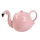 thumbnail image 5 of Tetera de cerámica con diseño de flamenco, tetera para servir té, agua caliente, cafetera, tetera, jarra de té de cerámica, jarra para cocina casera perfecl tetera tetera, 5 of 7
