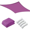 thumbnail image 3 of Yescom 13x10 Ft 97% UV Block Rectangle Sun Shade Sail HDPE Canopy Cover Net Balcony, 3 of 12