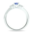 thumbnail image 3 of SZUL Women's Tanzanite and Diamond Tierra Ring in 10K White Gold, 3 of 5