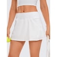 thumbnail image 3 of Falda CRZ YOGA de Tenis Plisada Blanca Secado Rápido Talle S, 3 of 8