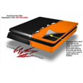 thumbnail image 2 of Vinyl Decal Skin Wrap compatible with Sony PlayStation 4 Slim Console Ripped Colors Black Orange (PS4 NOT INCLUDED), 2 of 3