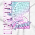 thumbnail image 2 of Retro Miami Tennis Club Poster Men's Graphic T Shirt Tees Brisco Brands S, 2 of 6