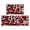 Geometric Square Red Pattern, variant on Geometric Square Red Pattern Anti Fatigue Kitchen Rugs Set Of 2, Non Slip Washable Decorative Floor Mats for Kitchen Sink Laundry, 17"x30" and 17"x47"
