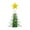 91-Green, variant on Muecwrye Small Christmas Trees, Table Top Christmas Tree, Crystal Christmas Tree Figurine Glass Xmas Tree Statue Desktop Christmas Tree Ornaments Festival Party Table Decorations Clear
