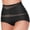 Black, variant on Womens Underwear High Waist Hip Lift Crossband Strench Underwear Lightweight Breathable Shapewear