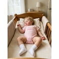 thumbnail image 4 of BemeyourBBs Toddler Baby Girl Big Sister Little Sister Matching Shirt Outfit Summer Pink T Shirt Newborn Baby Girl Romper Kids Girl Letter Flower Embroidery Short Sleeve Pullover Tee Shirt Tops, 4 of 9