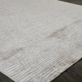 thumbnail image 2 of Handmade Linear Pattern Area Rug Pearl/Grey 7'6" x 9'6" 8' x 10', 2 of 5