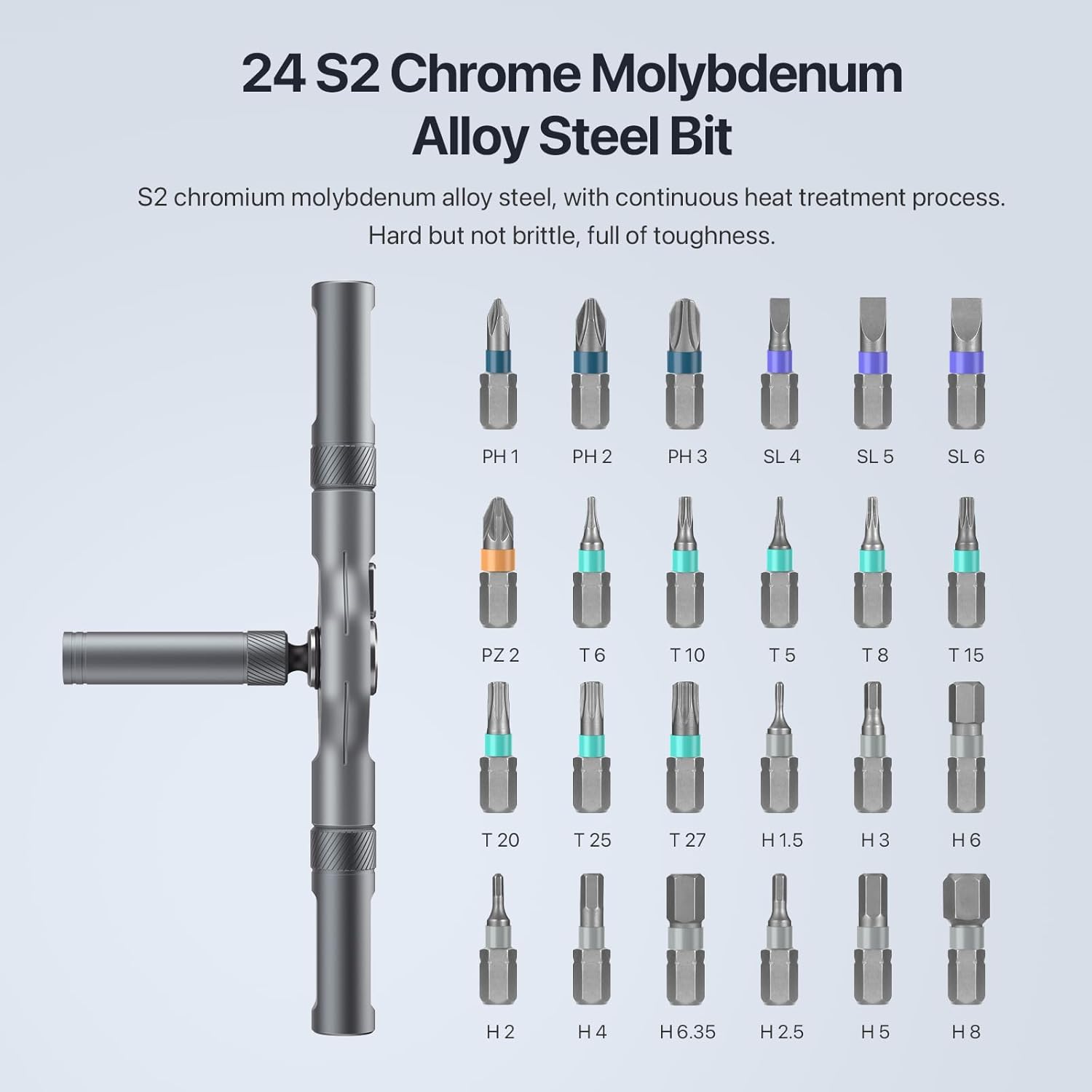 Asnish 24-in-1 Magnetic Precision Screwdriver Set photo 2