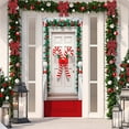 thumbnail image 4 of Neoyler Christmas Door Curtain Decoration for Festive Home with Easy Install Hanging Loop and Reusable Polyester Material Suit for Storefronts and Photo Backdrops 72.8x35.4in, 4 of 6