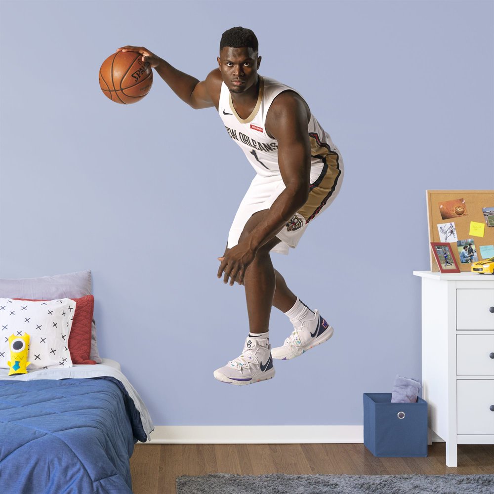 Fathead Zion Williamson LifeSize Officially Licensed NBA Removable Wall Decal