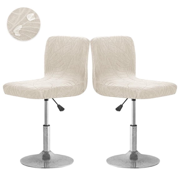 BH-JJSMGS Bar Stool Cover with Back Waterproof Counter Height Bar Stool Slipcovers Stretch Swivel Barstools Slipcovers Pub Counter Chairs Covers for Kitchen Island Home Bar 2/4/6 Pack