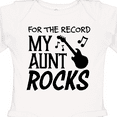 thumbnail image 4 of Inktastic For the Record, My Aunt Rocks Boys or Girls Long Sleeve Baby Bodysuit, 4 of 5