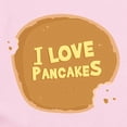 thumbnail image 2 of CafePress - I Love Pancakes Infant Bodysuit - Baby Light Bodysuit, Size Newborn - 24 Months, 2 of 4