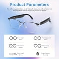 thumbnail image 2 of Premium color tint changing smart glasses feature touch operation and HD audio. Great for calls, music, driving, sports and office use. Stylish practical eyewear as a nice holiday gift., 2 of 12