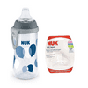 NUK Active Soft Spout Sippy Cup, Balloons, 10oz, With NUK Replacement Silicone Spout