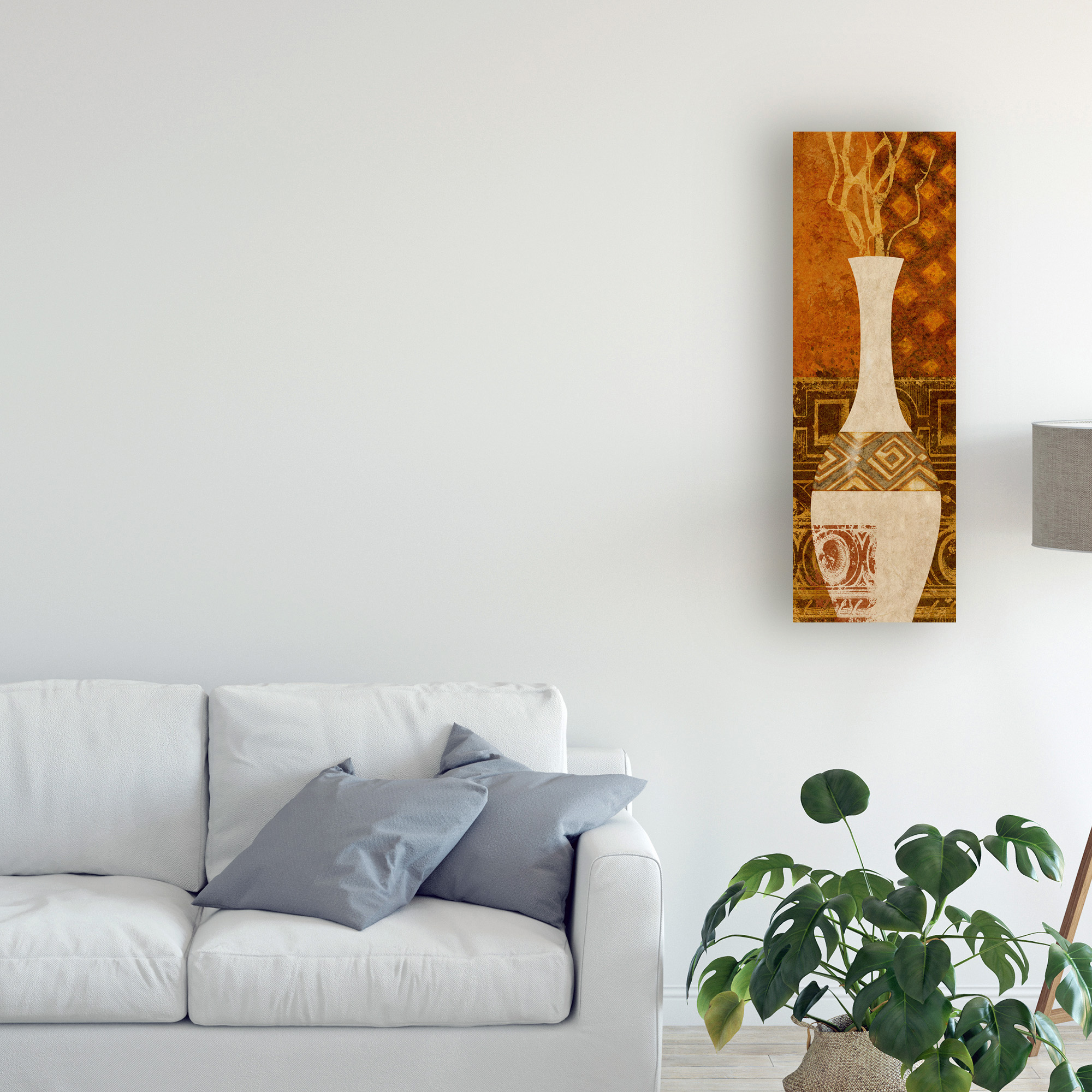 Trademark Fine Art 'Ethnic Vase I' Canvas Art by Alonzo Saunders