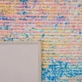 thumbnail image 6 of SAFAVIEH Sequoia Adelaide Abstract Machine Washable Runner, 2'2" x 9', Blue/Gold, 6 of 8