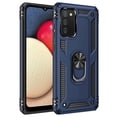 thumbnail image 1 of [PST] Samsung Galaxy A03s Kickstand Rotating Ring Case, Heavy Duty Hybrid Shock Absorption Rugged Hard Phone Case Cover, 1 of 3