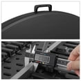 thumbnail image 6 of MoNiBloom Round Folding Table, 4.5Ft Heavy Duty Commercial Event Wedding Party Desk with Handle, for 6 to 8 Seat, Black, 6 of 12