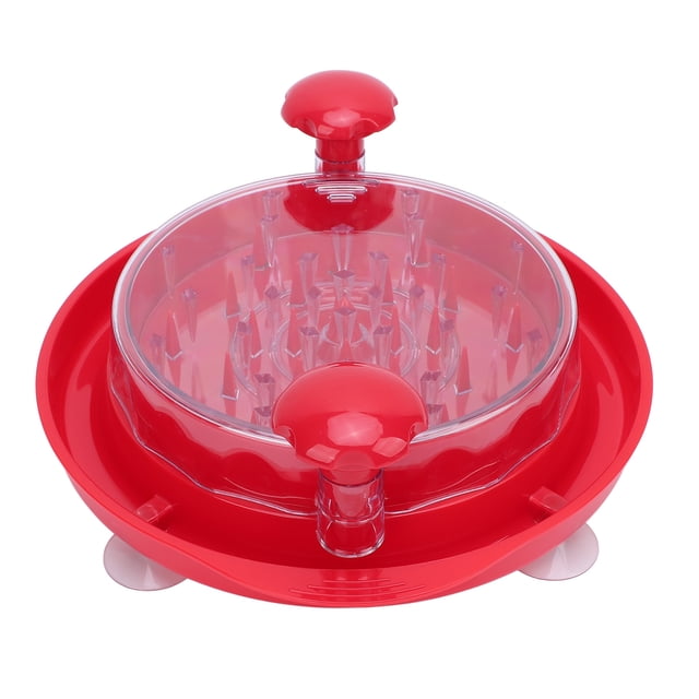 Chicken Shredder, Multifunction Anti Slip Chicken Grinder with Suction Cup for Home Kitchen Red,Black
