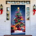 thumbnail image 5 of 2025 New Christmas Front Door Cover Elastic, Christmas Door Cover Cloth with Elastic for Holidays Home Party Decor, 5 of 7