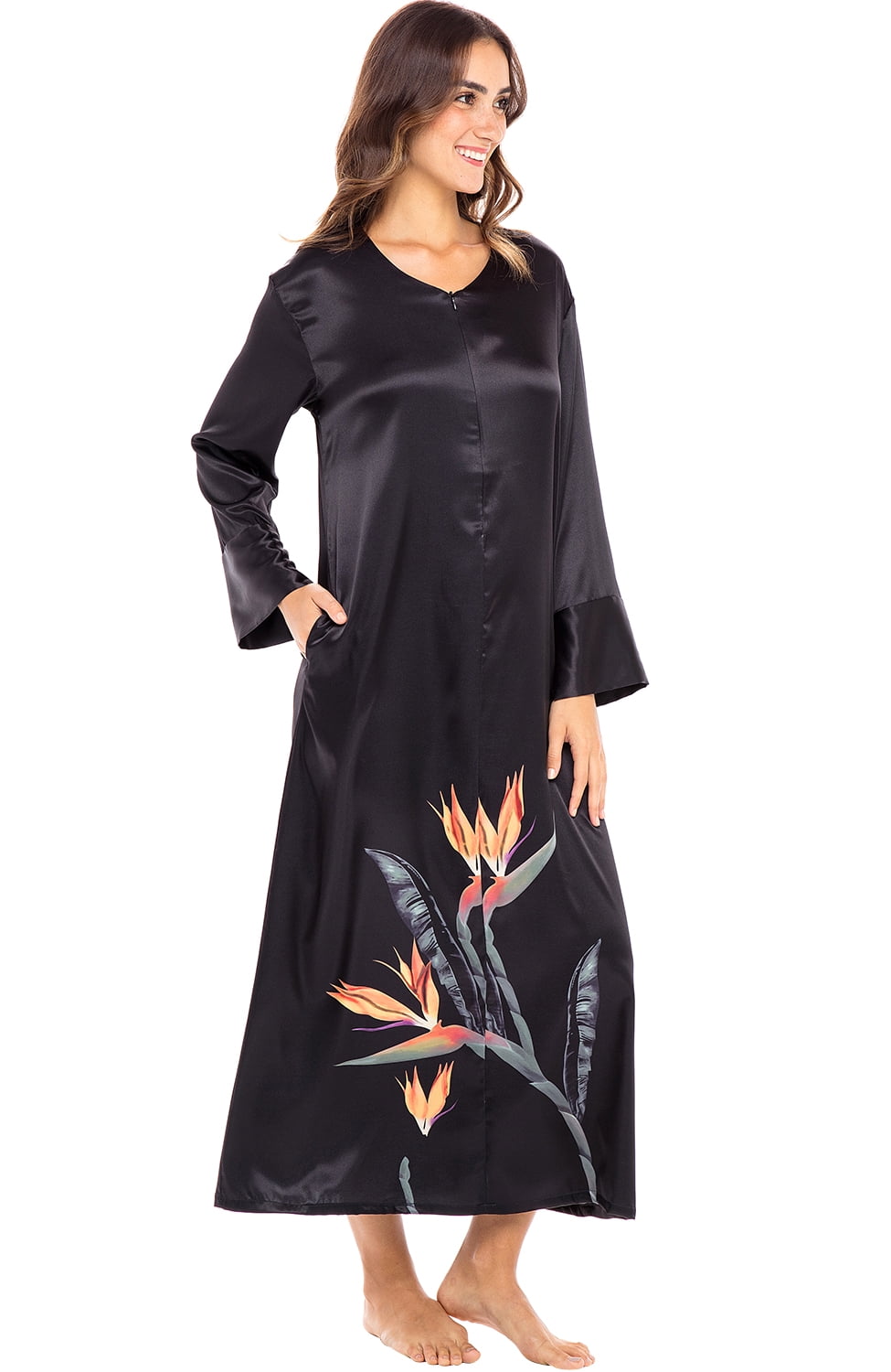 del rossa satin nightshirt