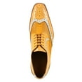 thumbnail image 5 of LIBERTYZENO Mens Leather Casual Sneakers Shoes, Yellow, 5 of 8