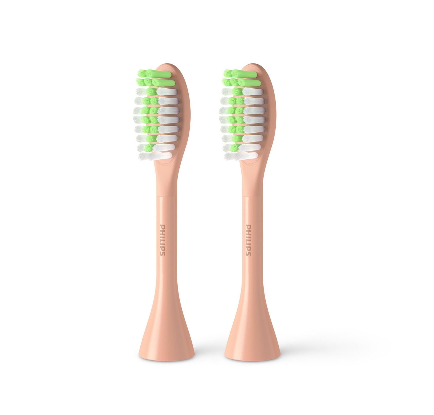 Philips One by Sonicare 2pk Brush Heads, Champagne, BH1022/05, 2 Pack Brush Heads