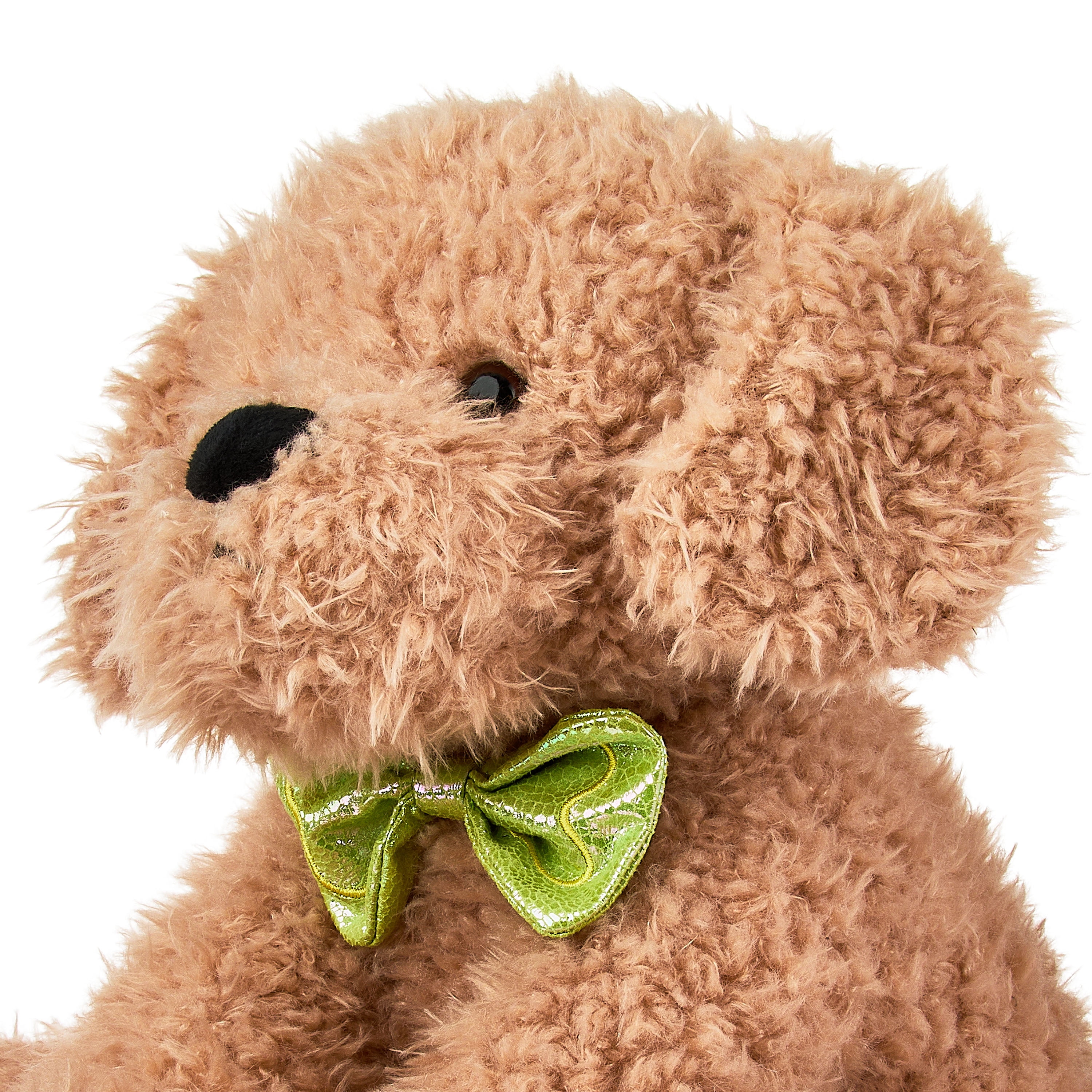 Way To Celebrate Puppy Plush Toy with Bow Tie, Brown, 17 in