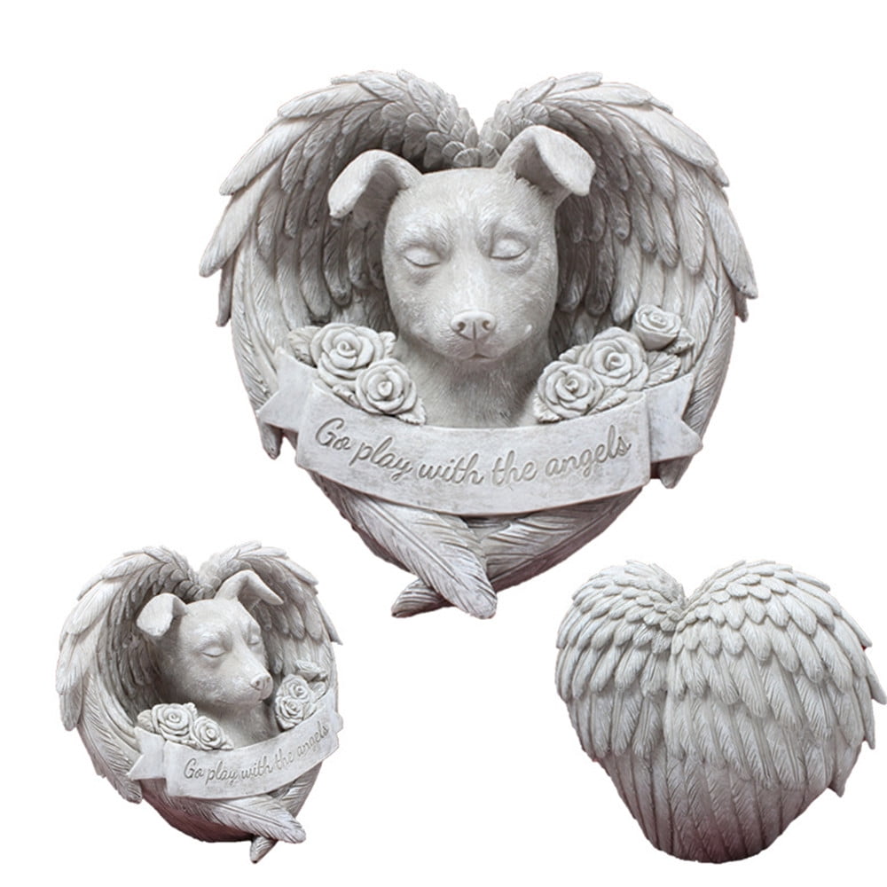 Pet Supplies Memorials Memorials & Tombstones Angel Pet Statue,Cat
