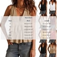 thumbnail image 3 of Karymi Shirts for Women Deep V-Neck Sleeveless Ruffle Peplum Top, Tiered Ruffle Peplum Hem Cami Blouse, Solid Casual Summer Flowy Tank Top Blouses for Women Dressy Casual, 3 of 9