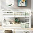 thumbnail image 2 of [Luckynote]Full Over Full Bunk Bed with Ladder, White, 2 of 10